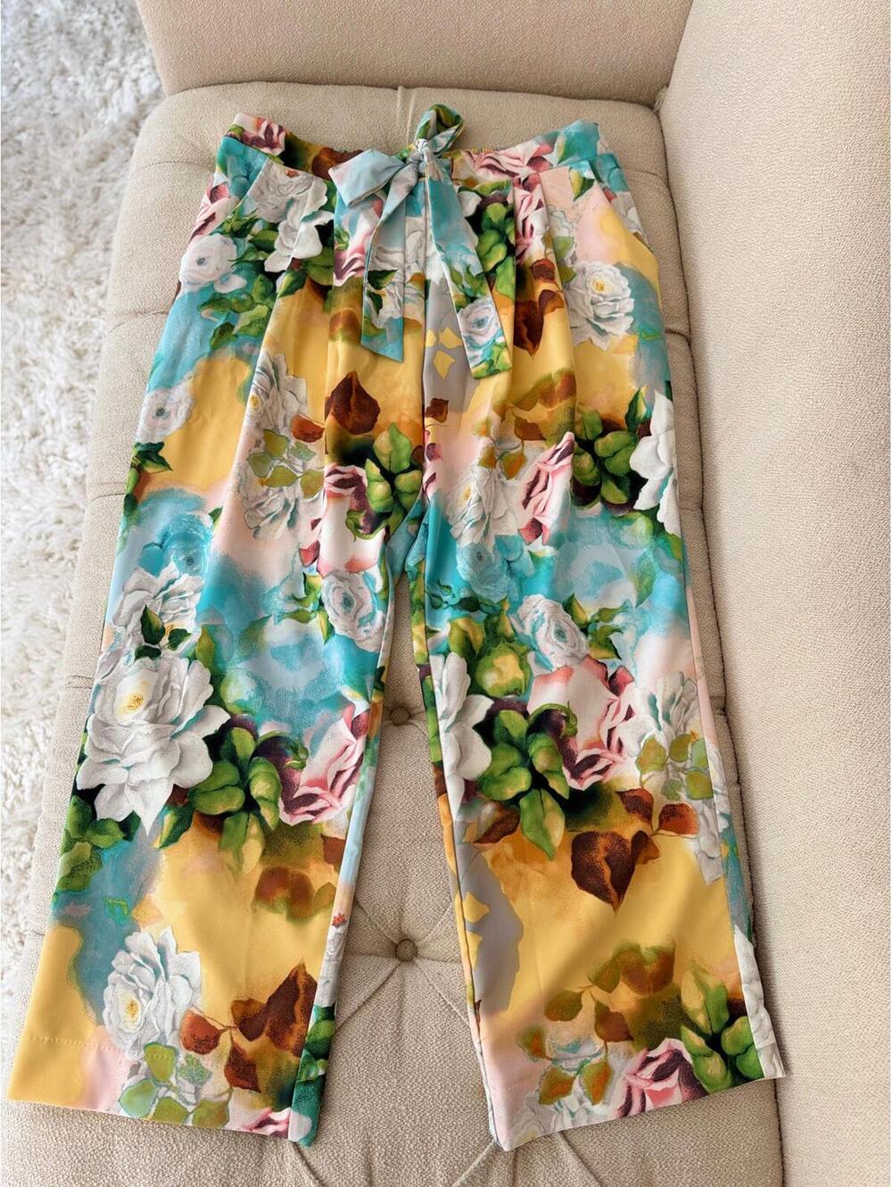 Melissa McCarthy's Floral Pants in 2X